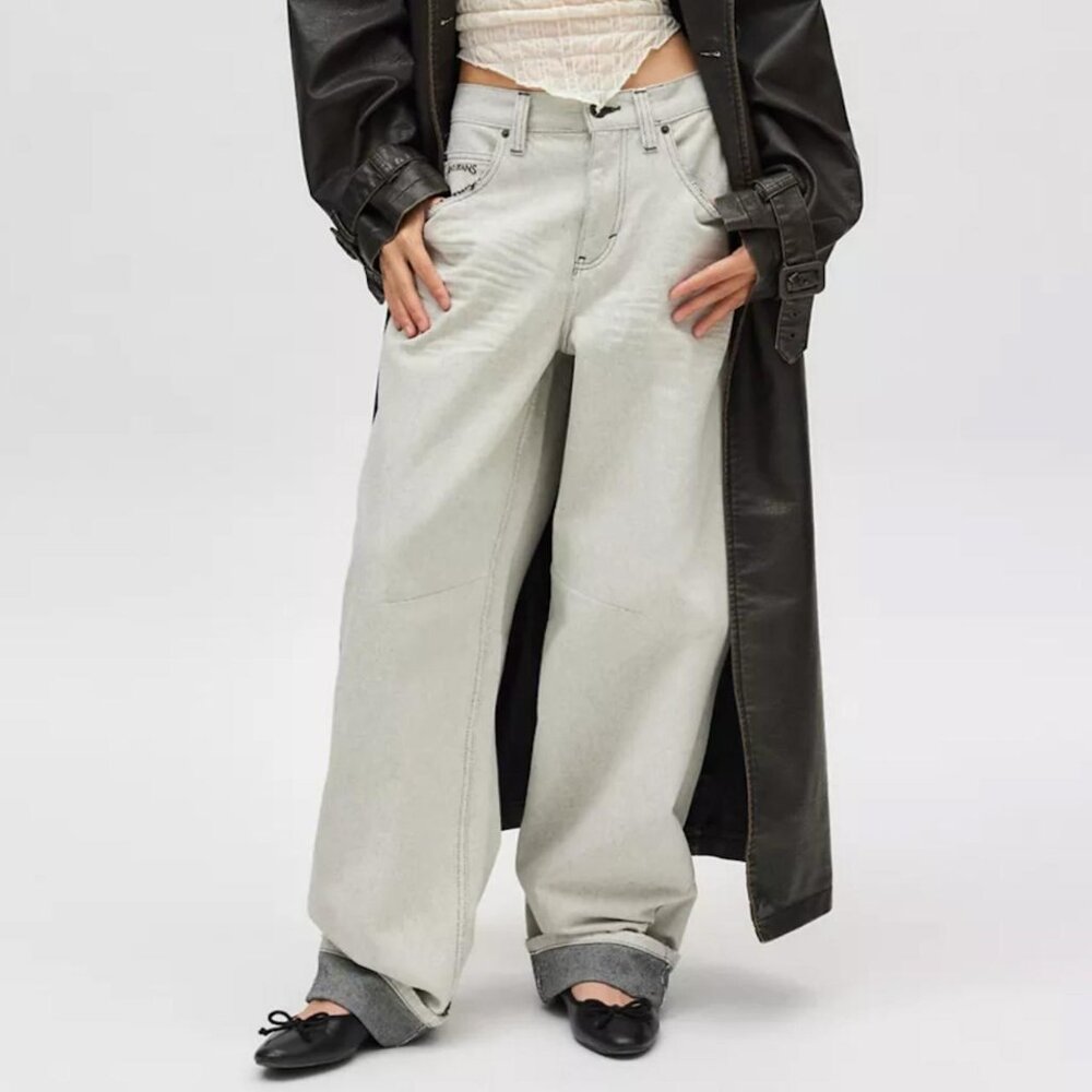 BDG Logan Turn Up Baggy Jean